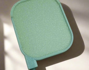 Bandeja compacta y pequeña para pintar con diamantes: tapa deslizante, accesorio para pintar con diamantes de imitación