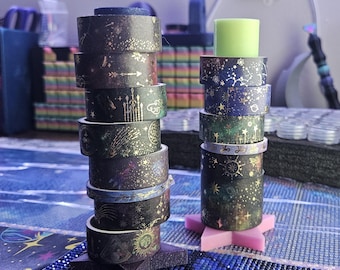 3D Printed Star Base Washi Tape Holder: Craft Tape Organizer