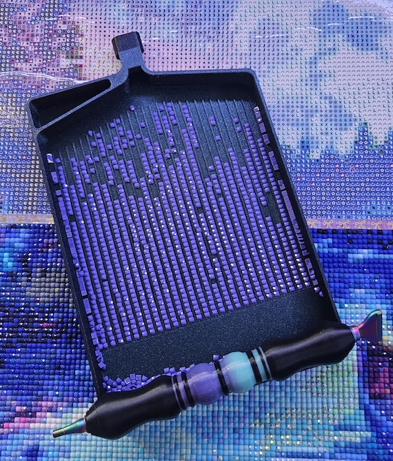 XXL Diamond Art Tray: 3D Printed Painting Boat with Washi Feature