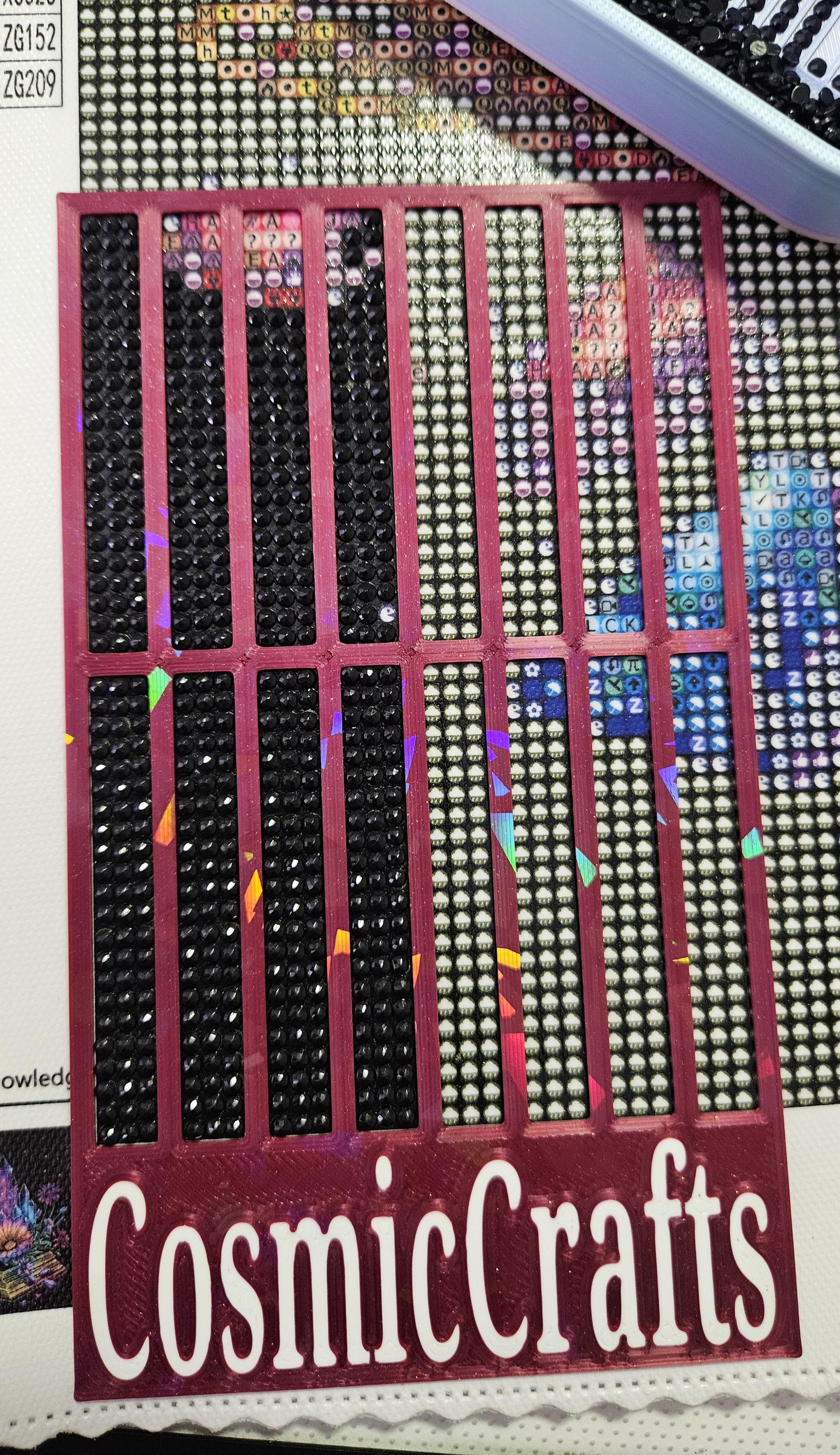 3D Printed Diamond Art Ruler, Compatible With Cosmic Crafts & Forever ...
