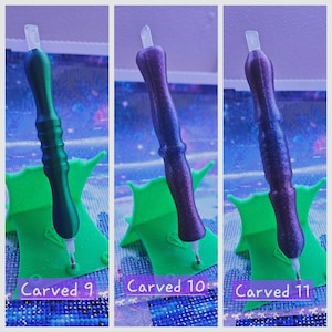 E-PAINTER Diamond Painting Pen, Carved Wood Style, 3-D Printed, Lightweight Diamond Art Pen, Comfortable Diamond Dot Tool, Rhinestone Pen