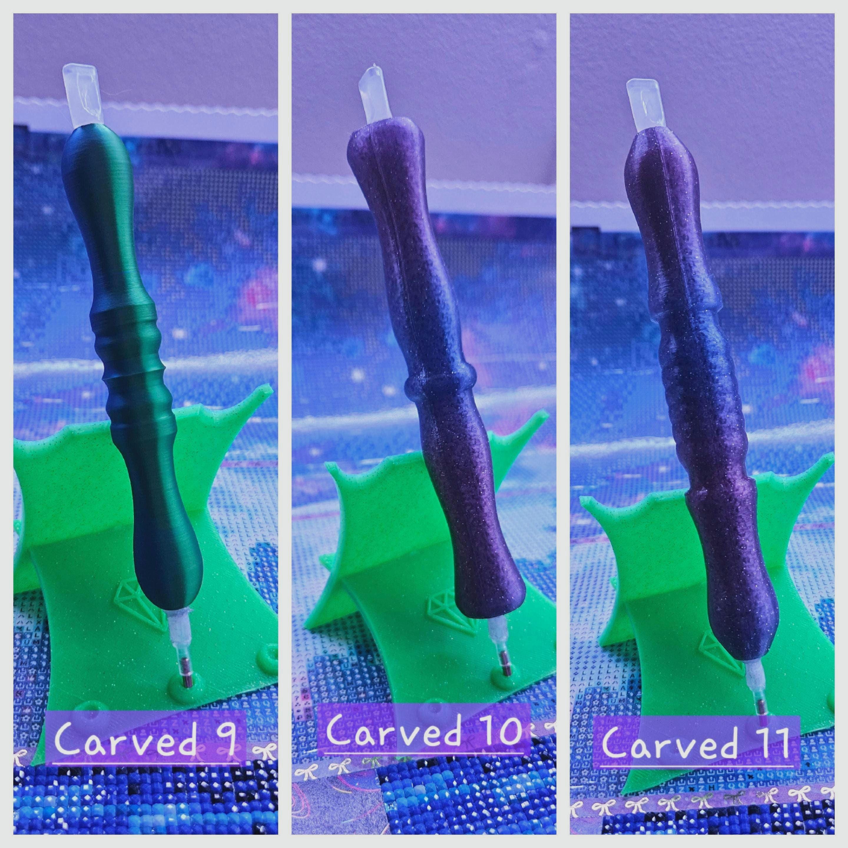 Carved Wood Style Diamond Painting Pen: 3D Printed Lightweight Tool