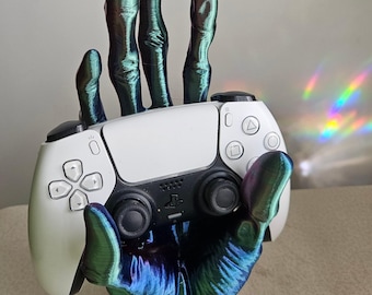 3D Printed Alien Hand Controller Stand, Unique Gamer Gift, Controller Organizer