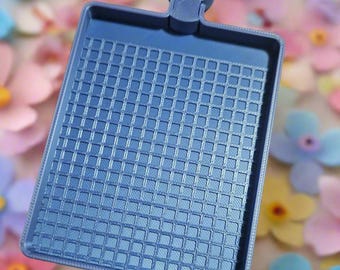 Bandeja de pintura de diamante de una sola pieza: diseño de cuadrícula, plástico PLA