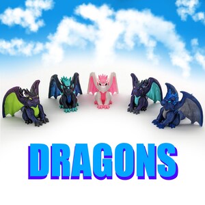 Dragon Hatchling - Multicolor 3D Print