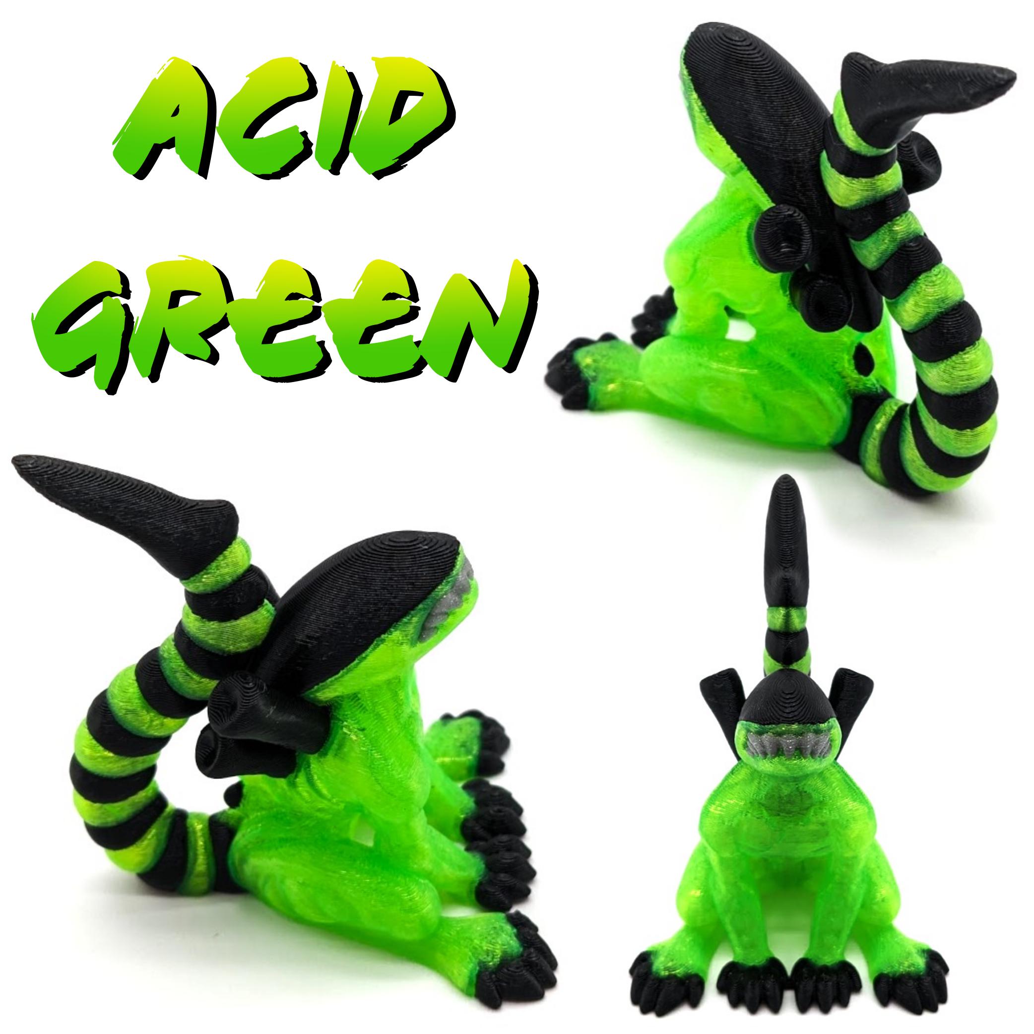 Aliens - Multicolor 3D Printed Alien Statue, Classic Horror, Cute Desk ...