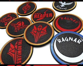 RED RISING Custom Coasters - 3D Multicolor Print, Unique Sci-fi Gift, Home Decor, Weighted Coaster, Reaper, Sevro, Cassius, Mustang, Darrow
