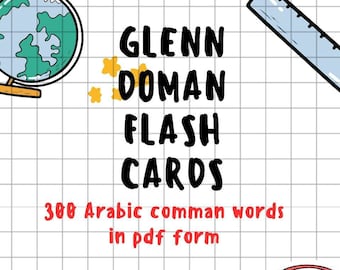 Tarjetas didácticas en árabe de Glenn Doman