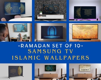 Ramadan Decoration Islamic Tv Frame Samsung Tv Art for Muslim Family Ramadan Decor