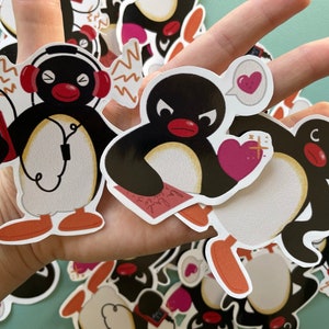 Pingu sticker set
