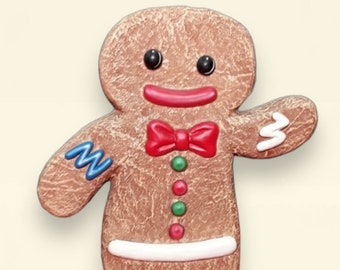 Gingerbread boy 0.60 m in gingerbread look for figure group, gingerbread family