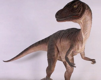 Allosaurus 2.90 m absolute eye-catcher at a top price!! Jurassic Park life size Saurus, lifelike dinosaur!