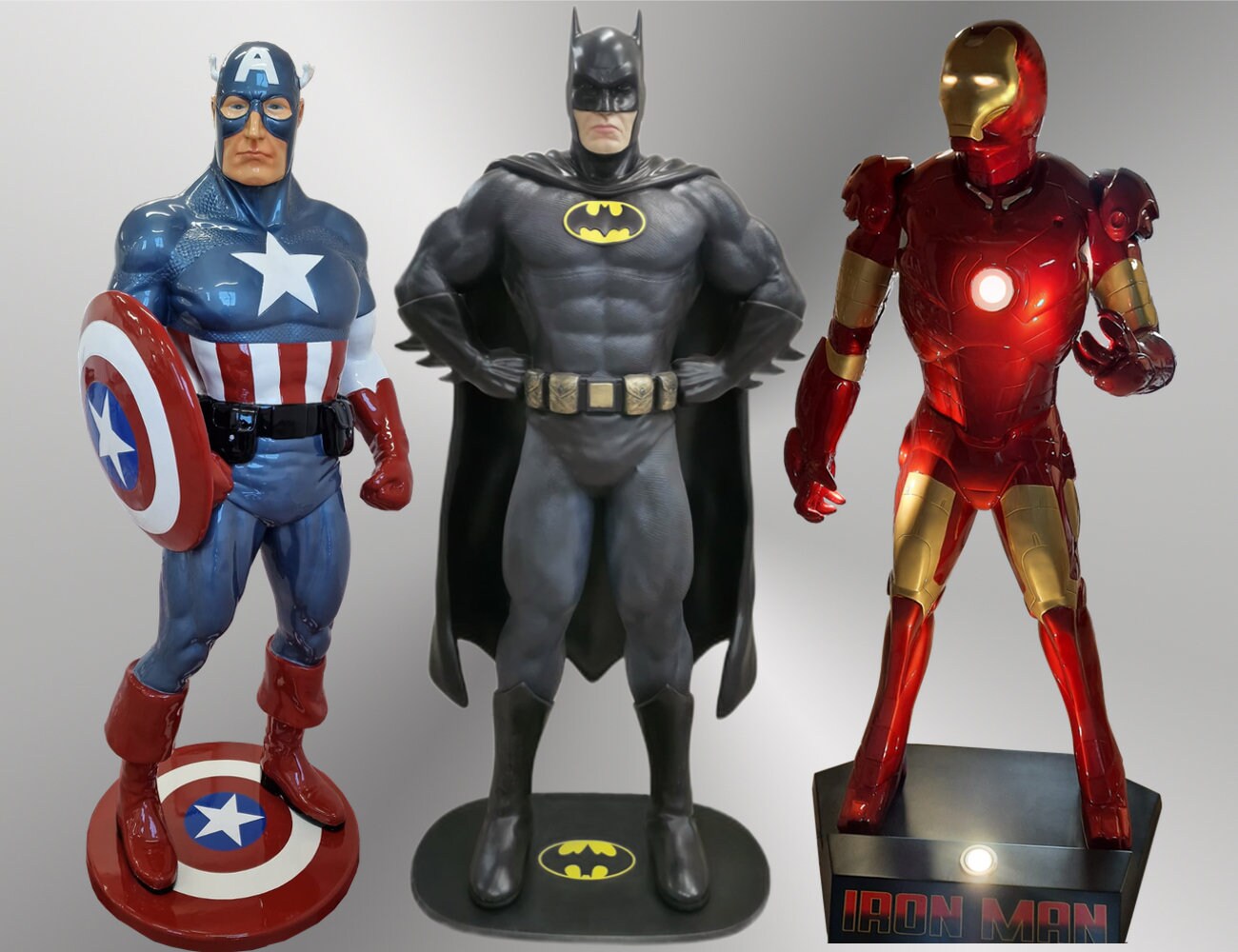 Large Crouching Spiderman 120 Cm Comic Figure, Action Figure Life Size