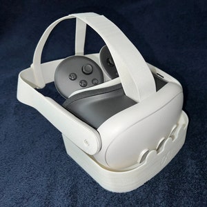 Meta Quest 3 privacy and controller stand