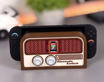 Retro Switch 2 Stand - Nintendo Switch 2 Retro Radio