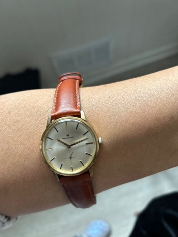 Hamilton 18k gold watch clearance