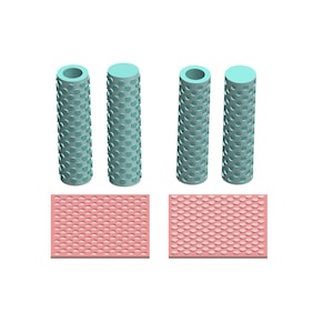 Circular Texture Roller Stl File For Polymer Clay | Polymer Clay Tool Stl File | Polymer Clay 3d Print File | Digital Download STL File