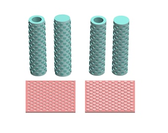 Circular Texture Roller Stl File For Polymer Clay | Polymer Clay Tool Stl File | Polymer Clay 3d Print File | Digital Download STL File