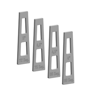 Segmented Bowl Wedges STL Files for 3D Printing | 5, 4.8, 4.5, 4 Degree Angle Wedges | Digital Download | 4 Sizes