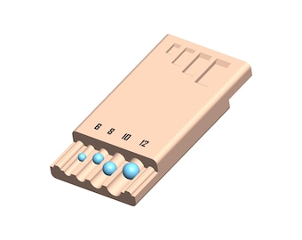 Limas Stl para rodillos de cuentas de arcilla polimérica de 6, 8, 10 y 12 mm / Limas Stl para rodillos de cuentas redondos / Limas Stl para taza medidora de rodillos de cuentas / Limas Stl para impresión 3D