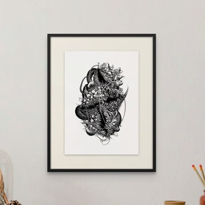 Mythos #10 (Giclée Fine Art Print) Horror Art (8x10 11x14 12x16)
