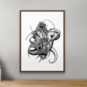Mythos #6 (Giclée Fine Art Print) Horror Art (8x10 11x14 12x16)