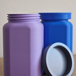 Plastic glazen pot