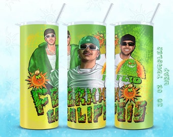 FerxxoCalipsis Tour Feid sublimation designs Digital Download, JPG, digital download, 9.3 x 8.2” Straight Skinny Tumbler Wrap