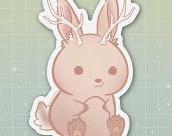 Jackalope Sticker | Waterproof | Great on laptops & water bottles
