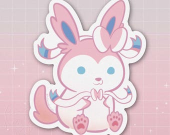 Sylveon Sticker | Waterproof | Great on laptops & water bottles