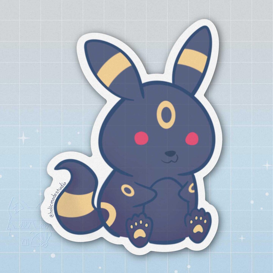 Umbreon Sticker | Waterproof | Great on Laptops & Water Bottles - Etsy