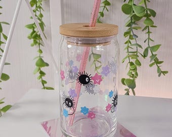 Spirited Away Soot Sprites Glass Cup: Anime Lover Gift