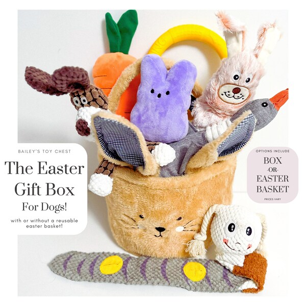 Dog Toy Gift Box, Easter Dog Box, Easter Gifts for Dogs, Easter Dog Gift Box, Custom Dog, Dog Toys, Dog Birthday, Dog Parcel, Dog Gift Box