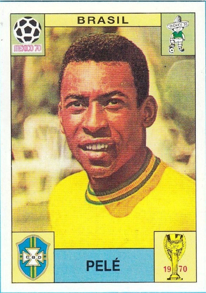 Carte De Collection Pelé #59 - FKS Coupe Du Monde 1970 Mexique, Notée PSA 3, Rare
