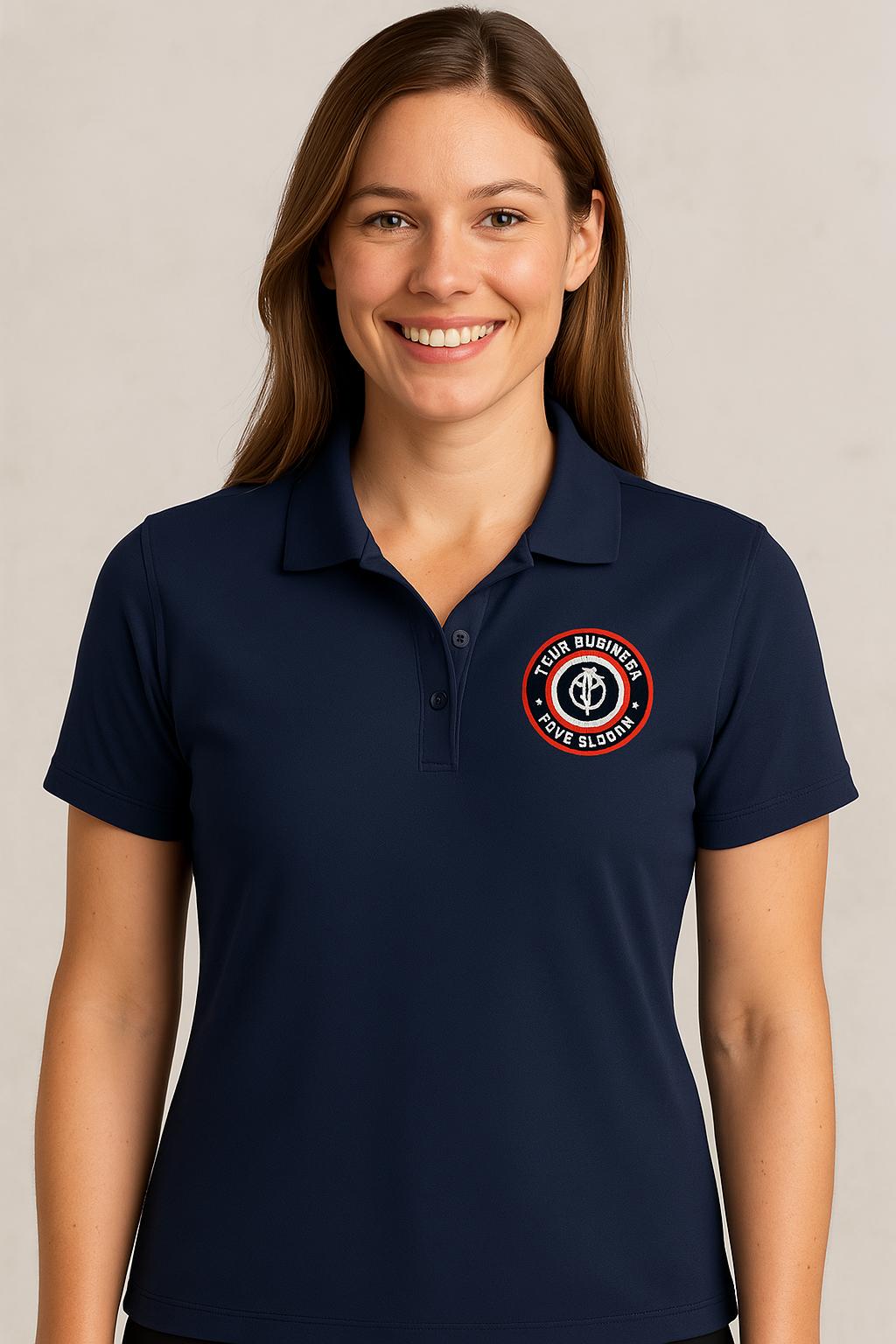 Port Authority Embroidered Ladies Silk Touch Polo L500, Custom Polo, Embroidery Polo, Business Polo, Personalized Gifts, Custom Logo.