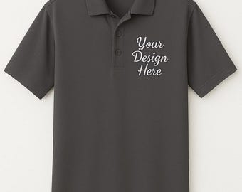 Custom Embroidered Port Authority Dry Zone UV Micro-Mesh Polo K110, Custom Stitch Logo, Custom Shirts, Custom Workwear, Uniforms.