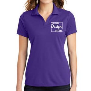 Sport-Tek Women&#39;s PosiCharge RacerMesh Polo. LST640, Custom Polo, Embroidery Polo, Business Polo, Personalized Gifts, Custom Logo.