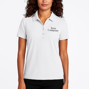 Custom Embroidered Mercer+Mettle Women’s Stretch Pique Polo. Add Logo, Custom Team Polo, Custom Shirts, Custom Workwear, Uniforms