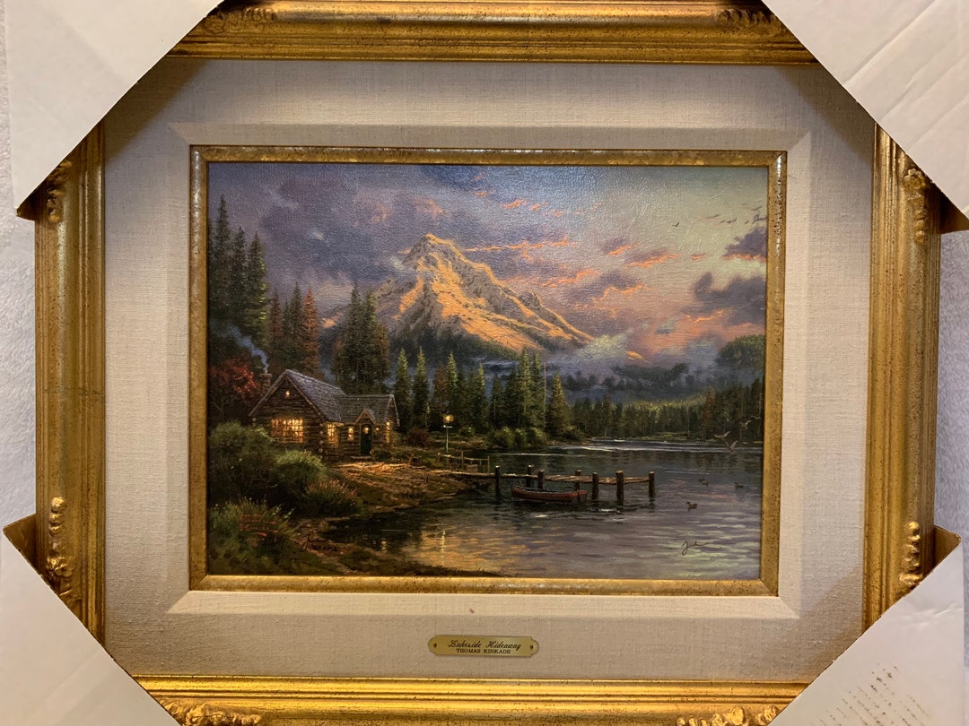 【バイロン・バードサル】額装版画『LAST LIGHT AT KINCAID』 バイロン・バードサル】額装版画『LAST LIGHT AT KINCAID』