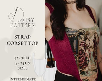 Strap Corset Top PDF Sewing Pattern