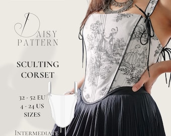Sculting Corset PDF Sewing Pattern