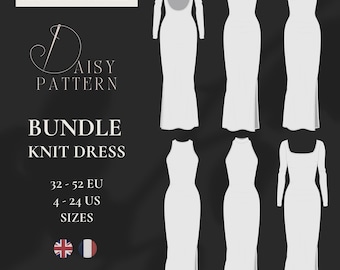 Bundle-Strickkleid PDF Schnittmuster