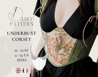 Underbust Corset PDF Sewing Pattern