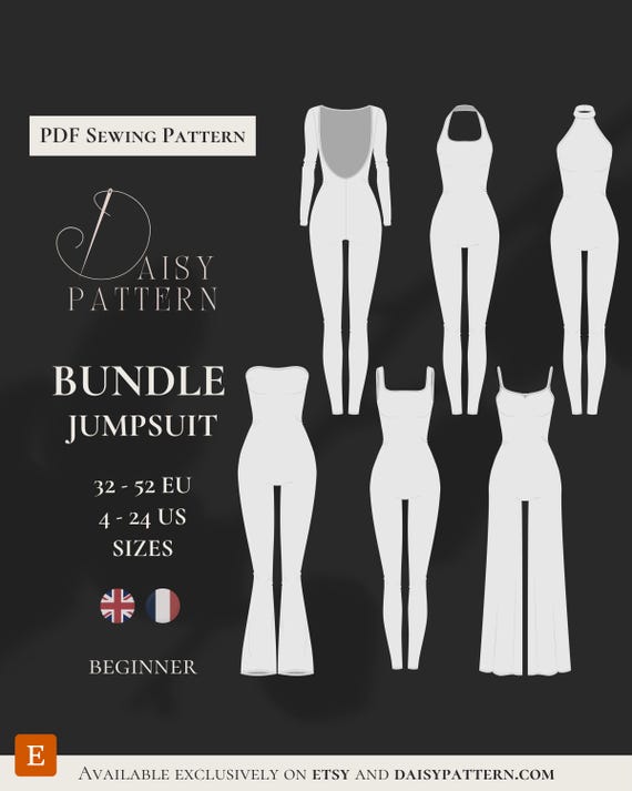 Jumpsuit Bundle PDF Sewing Pattern