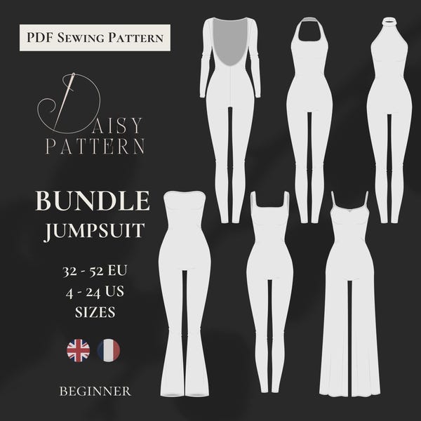 Jumpsuit Bundle PDF Sewing Pattern