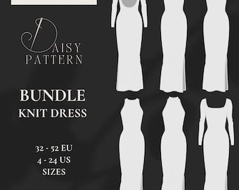 Bundle Knit Dress PDF Sewing Pattern