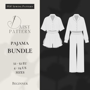 Pyjamabundel pdf-naaipatroon