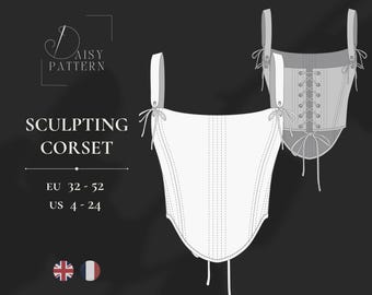 Overbust Corset PDF Sewing Pattern