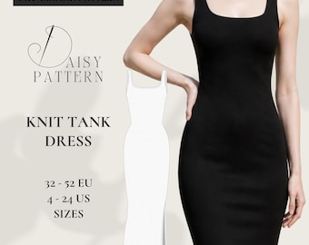 Knit Tank Dress PDF Sewing Pattern