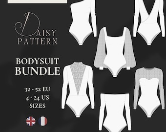 Bodysuit-Set – PDF-Schnittmuster – Größen 32–52 (EU) / 4–24 (US)